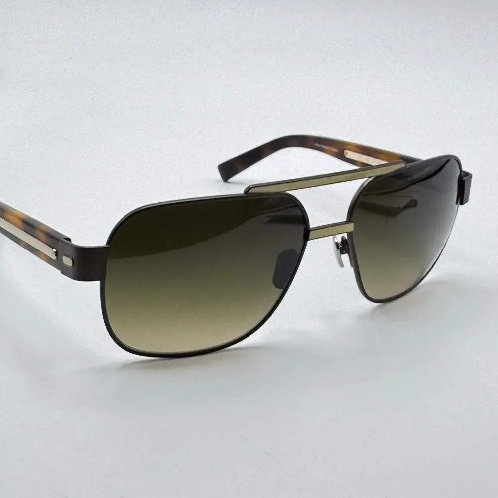 Robert Marc Sunglasses Bon 674 Brown Aviator Frame Gradient Lens 60-16-140mm